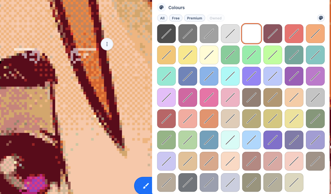 Colour visibility controls beside the resulting overlay.